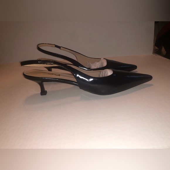 FSJverypointyheels👠.Microheels.Kitten heels.Pointytoebox.Slingbacks.Size13women - Picture 4 of 9